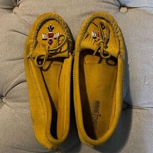 Minnetonka suede loafers